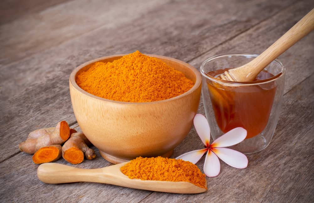 Various forms of curcumin on display